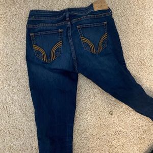 Hollister dark wash high rise skinny jeans